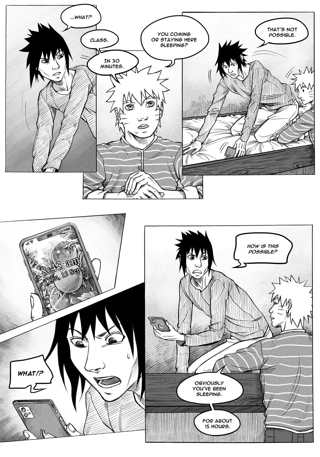 Exclusive Sasunaru comic preview