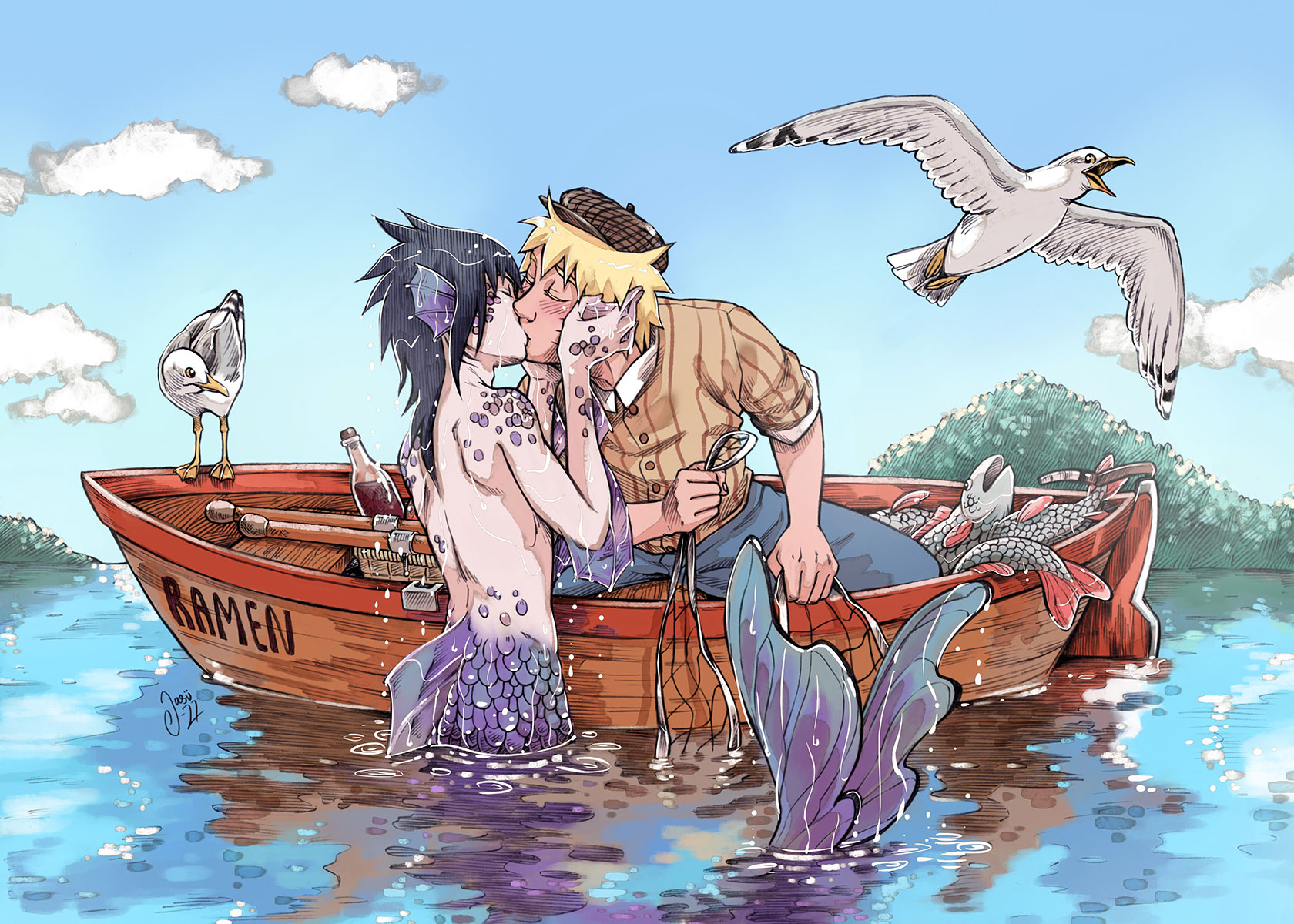 Print - Merman's Kiss