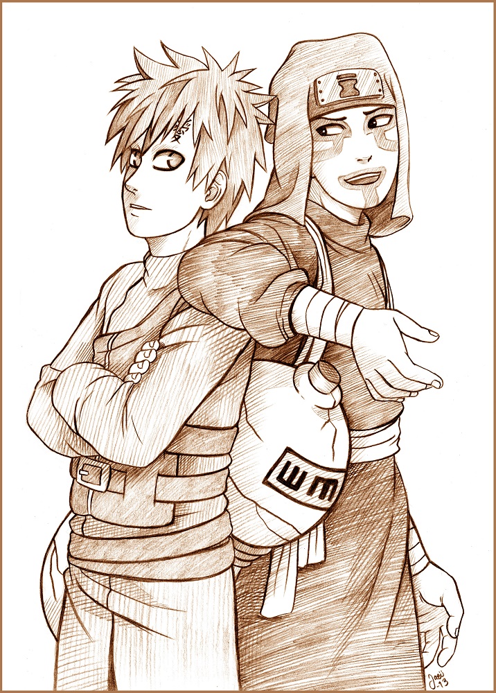 Print - Gaara & Kankuroo