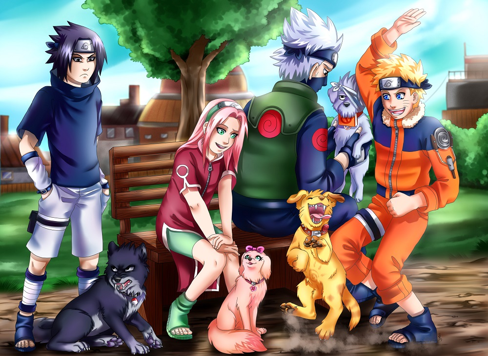 Print - Naruto Doggie Style