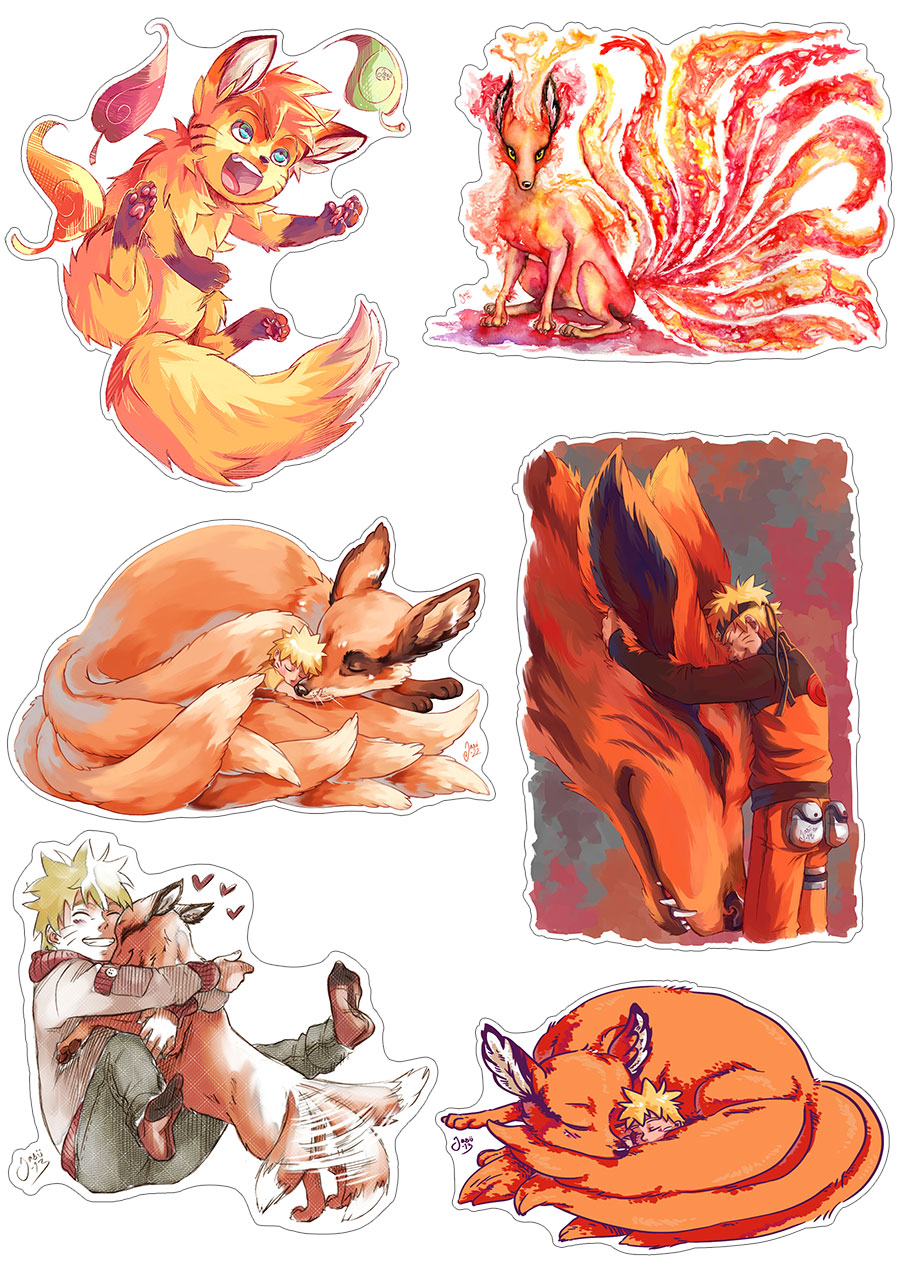 Sticker Set - Kurama